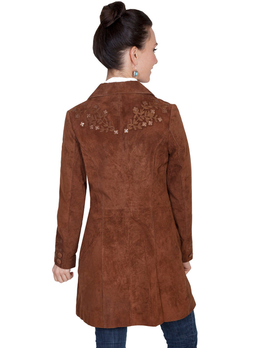 Scully Leather Womens leatherwear cinnamon langley coat - Scully Leather