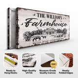 Custom Farmhouse Sign - Tailored Canvases - Flyclothing LLC