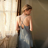 Ophelia Satin Chemise - Lingerie By Coco - Flyclothing LLC