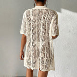 Soleil Crochet Swim Cover-Up