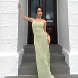 Isla Crochet Maxi Cover-Up