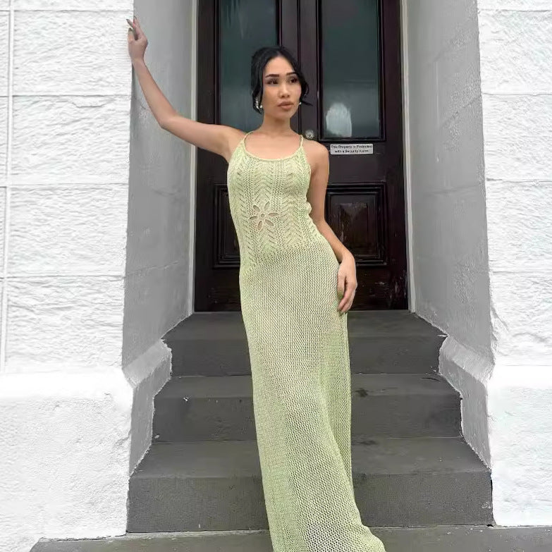 Isla Crochet Maxi Cover-Up