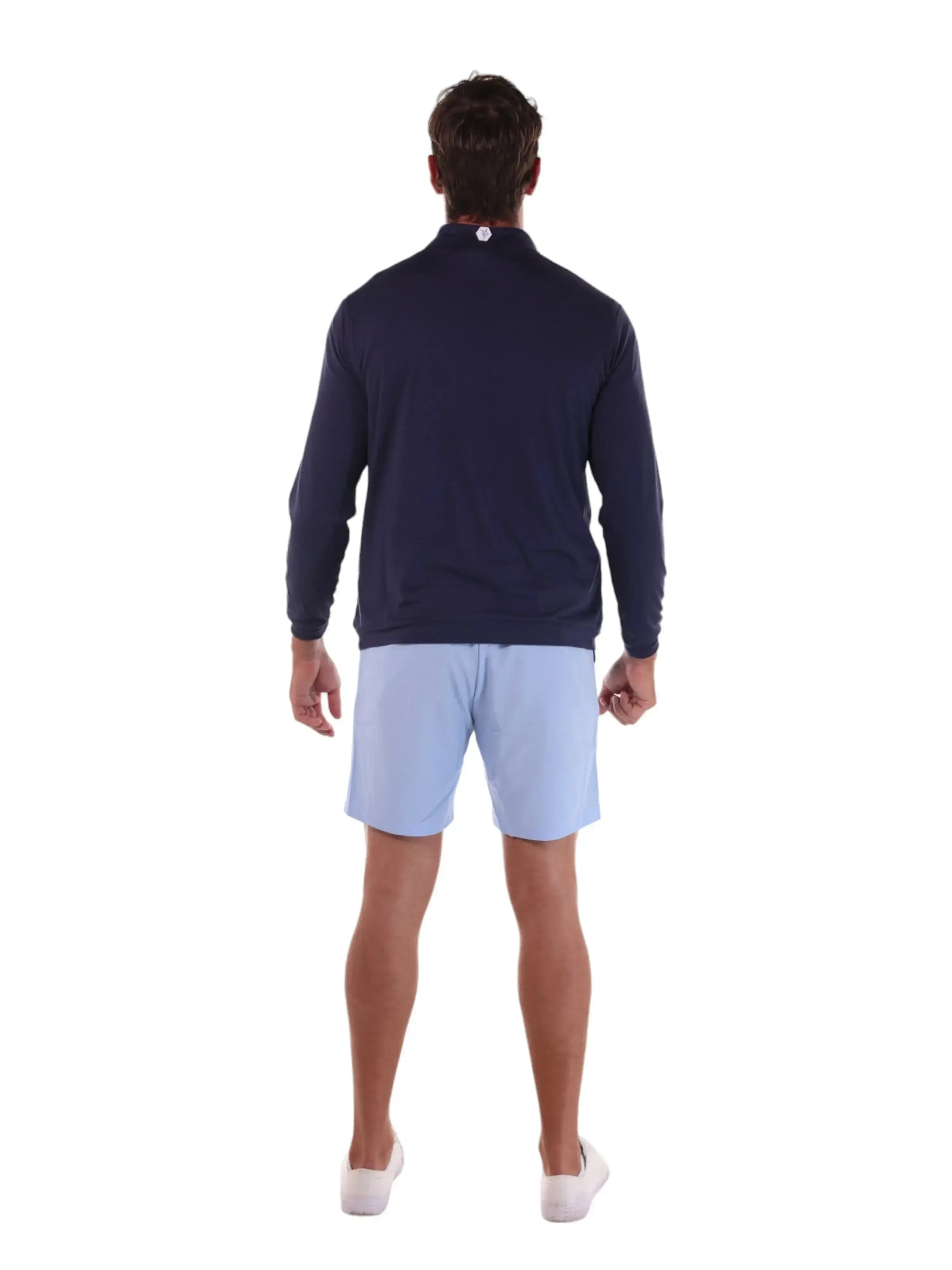 Long Beach Quarter Zip Ultra Soft Lightweight - White Water Life - Flyclothing LLC