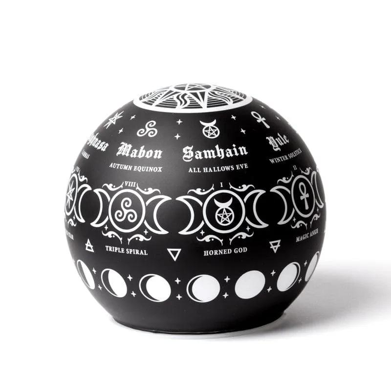 The Vault Pagan Calendar Globe Light - Alchemy Gothic