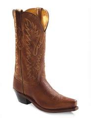 Old West Tan Canyon Women's Snip Toe Fashion Wear Boots
