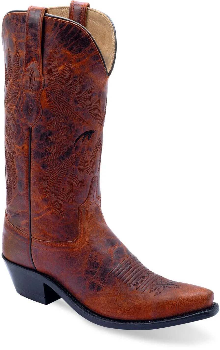 Old West Burnt Red WOMEN'S FASHION WEAR BOOTS - Old West - Flyclothing LLC