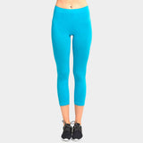 Ladies Solid Capri Leggings - Madeline Love - Flyclothing LLC