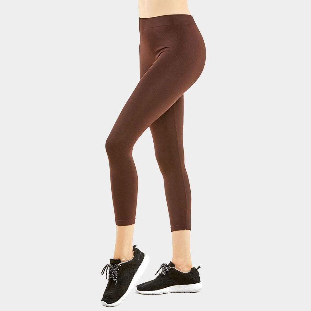 Ladies Solid Capri Leggings - Madeline Love - Flyclothing LLC