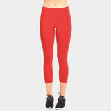 Ladies Solid Capri Leggings - Madeline Love - Flyclothing LLC