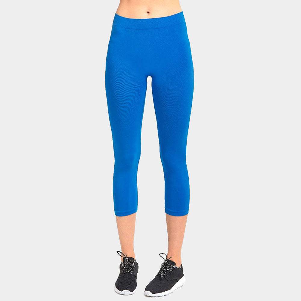 Ladies Solid Capri Leggings - Madeline Love - Flyclothing LLC