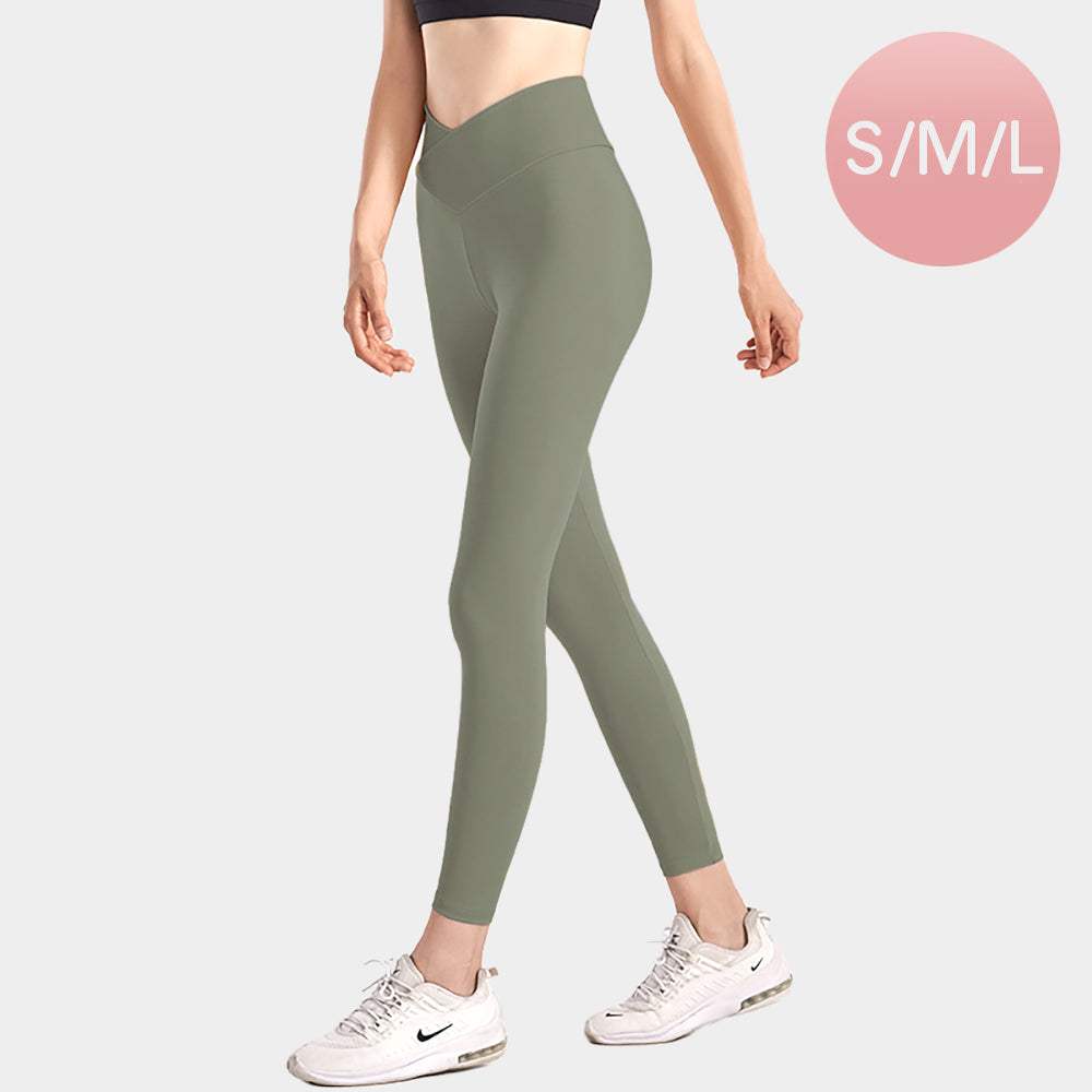 Solid Color High Rise Tights - Madeline Love - Flyclothing LLC