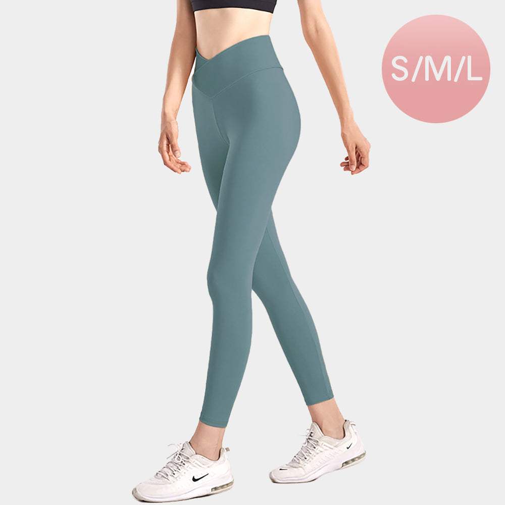 Solid Color High Rise Tights - Madeline Love - Flyclothing LLC