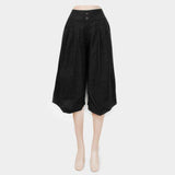 Wide leg midi pants with buttons - Madeline Love - Flyclothing LLC