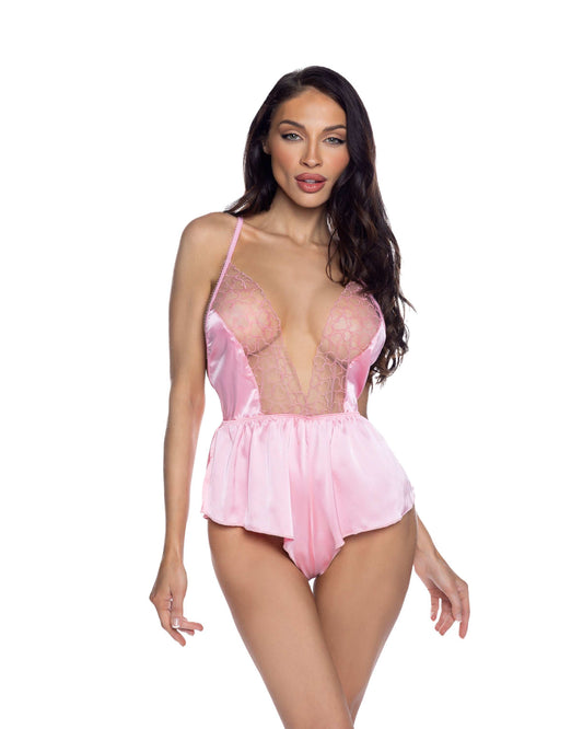 Roma Confidential LI1014 Blushing Beauty Romper - Roma Confidential - Flyclothing LLC
