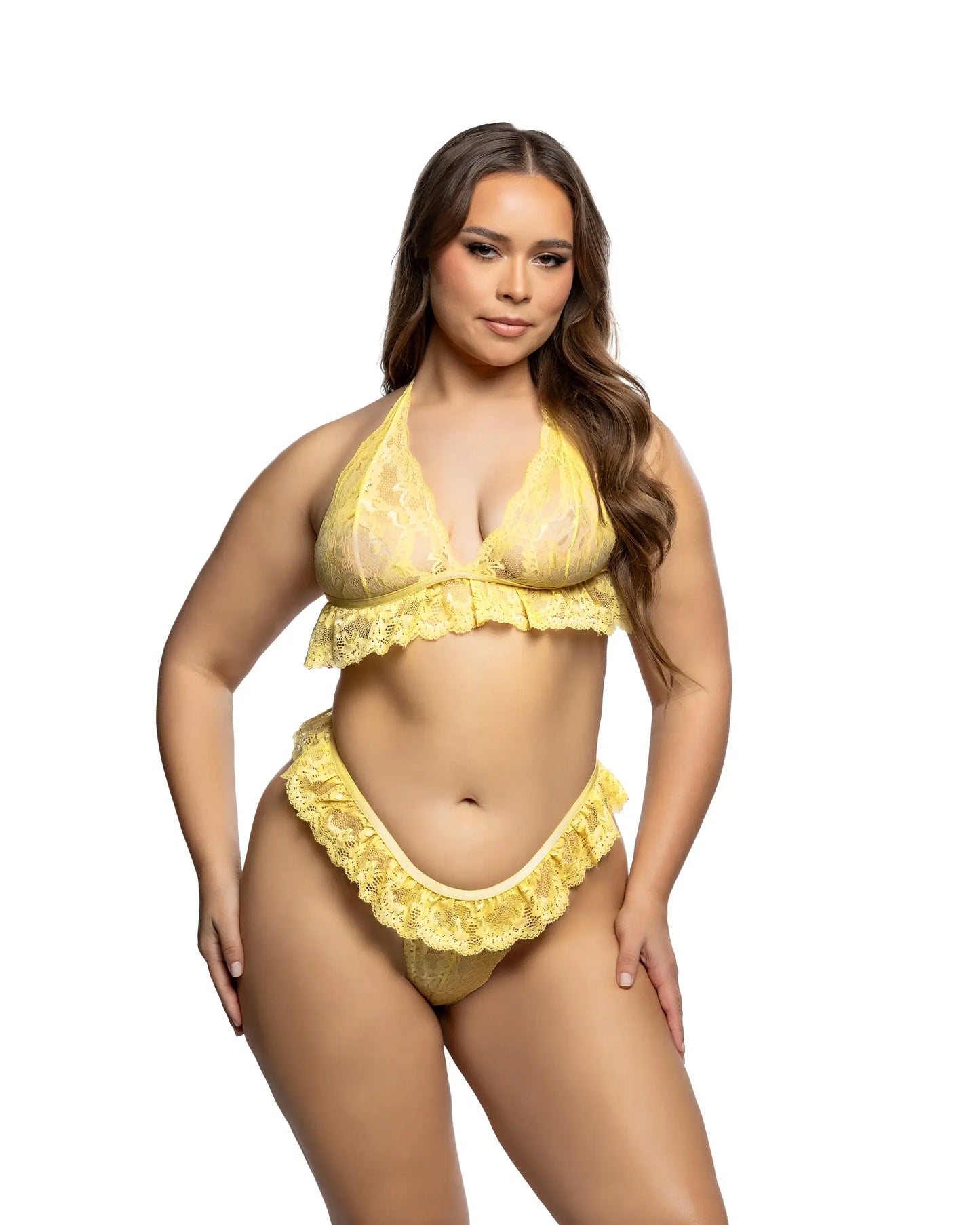 Roma Costume lacy sweet flutter 2pc set - Roma Costume - Flyclothing LLC