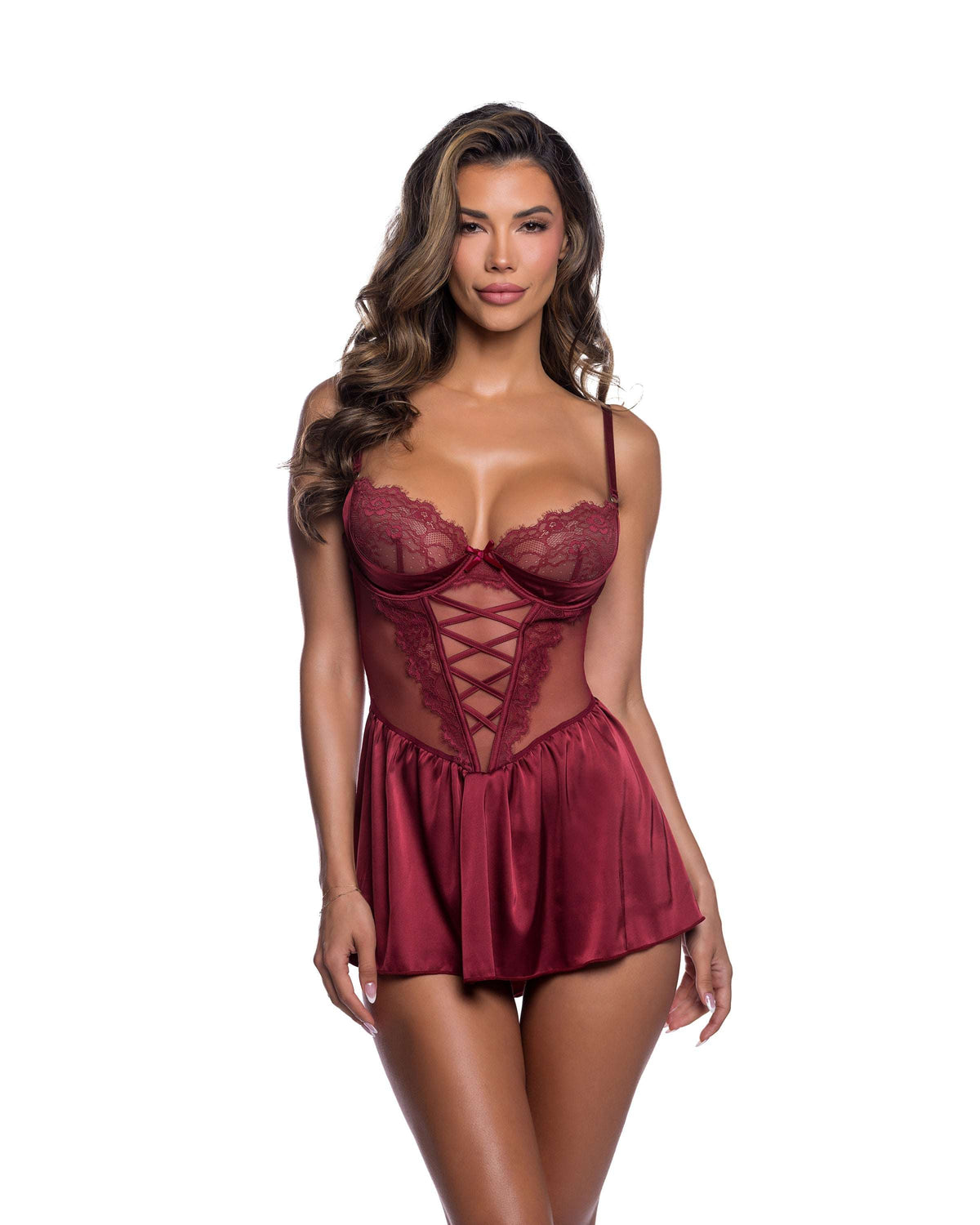 Roma Costume Haute Night Babydoll LI1105 in Wine;Roma Costume Haute Night Babydoll LI1105 in Wine back view;Roma Costume Haute Night Babydoll LI1105 in Wine;Roma Costume Haute Night Babydoll LI1105 in Wine back view;Roma Costume Haute Night Babydoll LI1105 in Black;Roma Costume Haute Night Babydoll LI1105 in Black back view;Roma Costume Haute Night Babydoll LI1105 in Black;Roma Costume Haute Night Babydoll LI1105 in Black back view