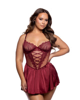Roma Costume Haute Night Babydoll LI1105 in Wine;Roma Costume Haute Night Babydoll LI1105 in Wine back view;Roma Costume Haute Night Babydoll LI1105 in Wine;Roma Costume Haute Night Babydoll LI1105 in Wine back view;Roma Costume Haute Night Babydoll LI1105 in Black;Roma Costume Haute Night Babydoll LI1105 in Black back view;Roma Costume Haute Night Babydoll LI1105 in Black;Roma Costume Haute Night Babydoll LI1105 in Black back view