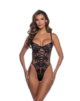 Roma Costume Satin Lily Teddy LI1121 in Black;Roma Costume Satin Lily Teddy LI1121 in Black back view;Roma Costume Satin Lily Teddy LI1121 in Black;Roma Costume Satin Lily Teddy LI1121 in Black back view