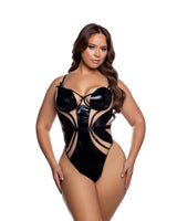 Roma Costume Dom Fatale Teddy LI1171 in Black;Roma Costume Dom Fatale Teddy LI1171 in Black back view;Roma Costume Dom Fatale Teddy LI1171 in Black;Roma Costume Dom Fatale Teddy LI1171 in Black back view