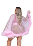 Roma Costume Hollywood Glam Luxury Mini Robe - Roma Costume - Flyclothing LLC