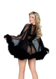 Roma Costume Hollywood Glam Luxury Mini Robe - Roma Costume - Flyclothing LLC