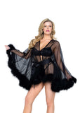 Roma Confidential LI531 Hollywood Glam Luxury Mini Robe - Roma Confidential - Flyclothing LLC