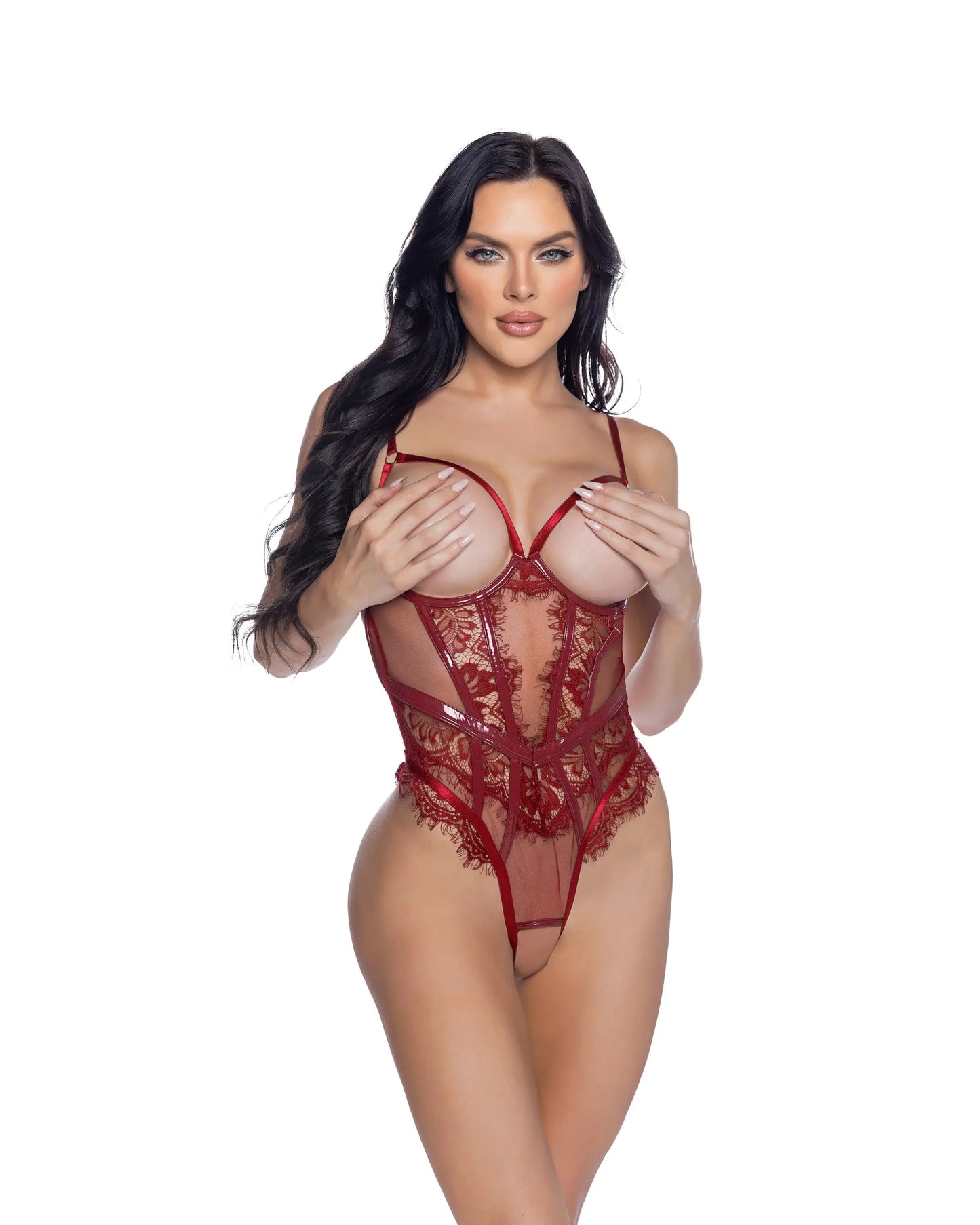 Roma Costume Eden Open-Cup Crotchless Teddy - Roma Costume - Flyclothing LLC
