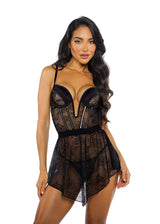 Roma Costume Belle Noir 3-Piece Garter Skirt Set - Roma Costume - Flyclothing LLC