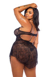 Roma Costume Belle Noir 3-Piece Garter Skirt Set - Roma Costume - Flyclothing LLC