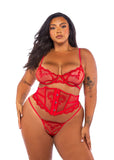 Roma Costume Baroque Heart 3-Piece Waspie Set - Roma Costume - Flyclothing LLC