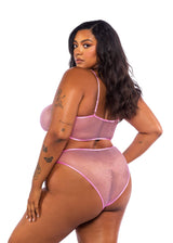 Roma Costume Think Pink Rhinestone Tube 2-Piece Short Set - Roma Costume - Flyclothing LLC