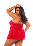 Roma Costume Love & Lust Babydoll 2-Piece Set - Roma Costume - Flyclothing LLC