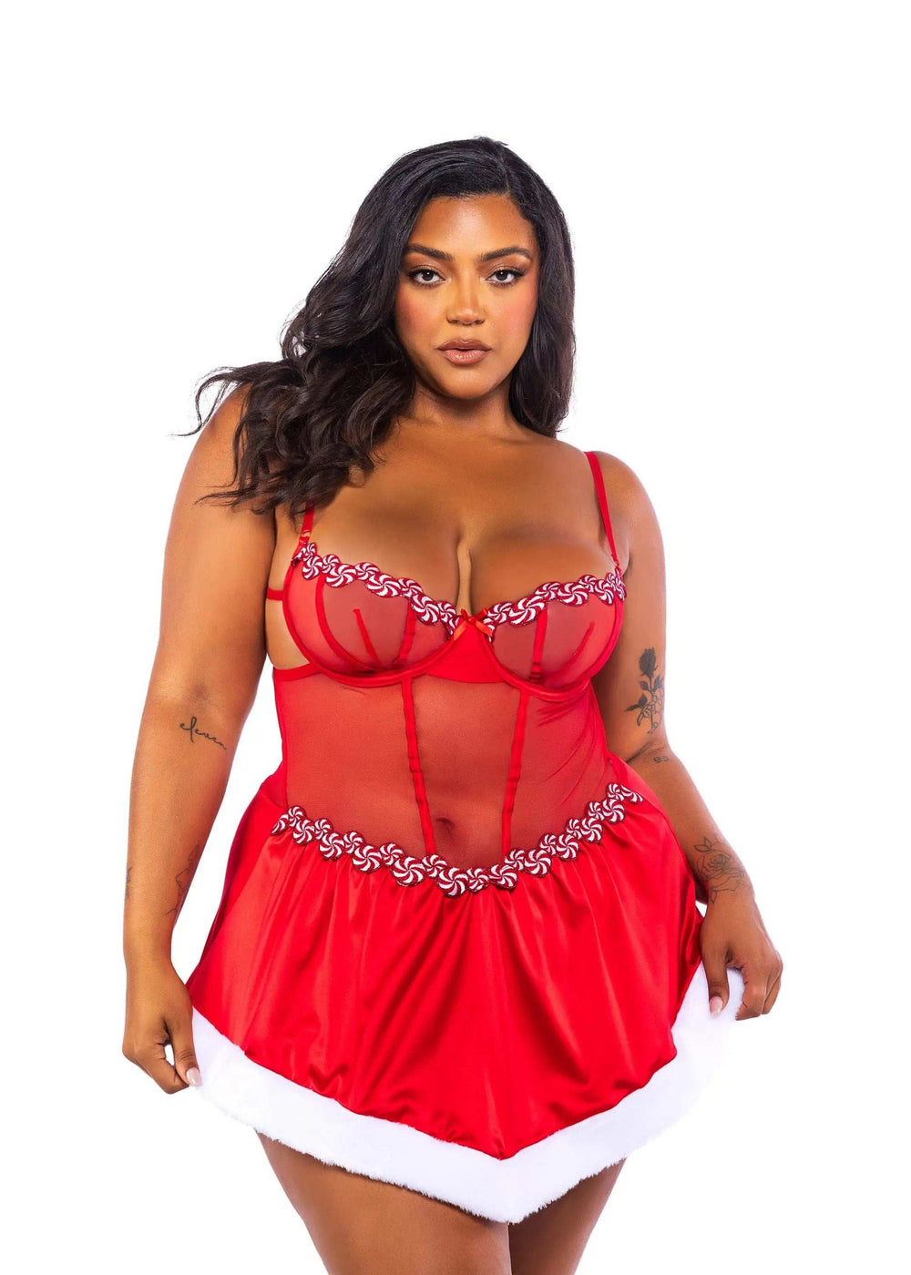 Roma Costume Peppermint Kiss Babydoll - Roma Costume - Flyclothing LLC