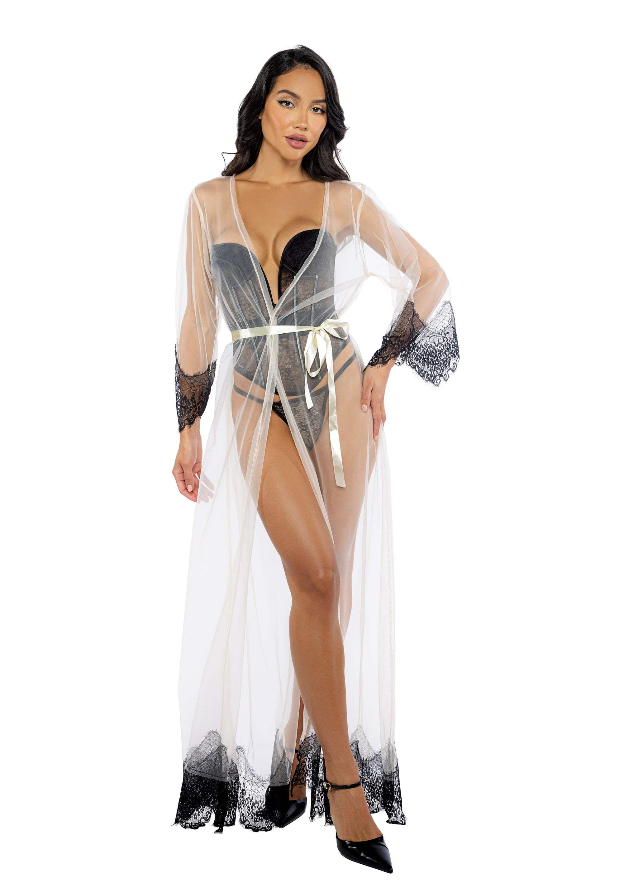 Roma Costume Daydream Maxi Robe Nude - Roma Costume - Flyclothing LLC