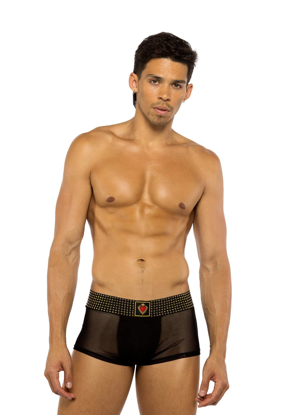 Roma Costume Sacred Heart Trunks with Studded Elastic - Roma Costume