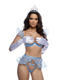 Roma Confidential LI813 Glass Slipper Vixen 3pc Set Lingerie - Roma Confidential