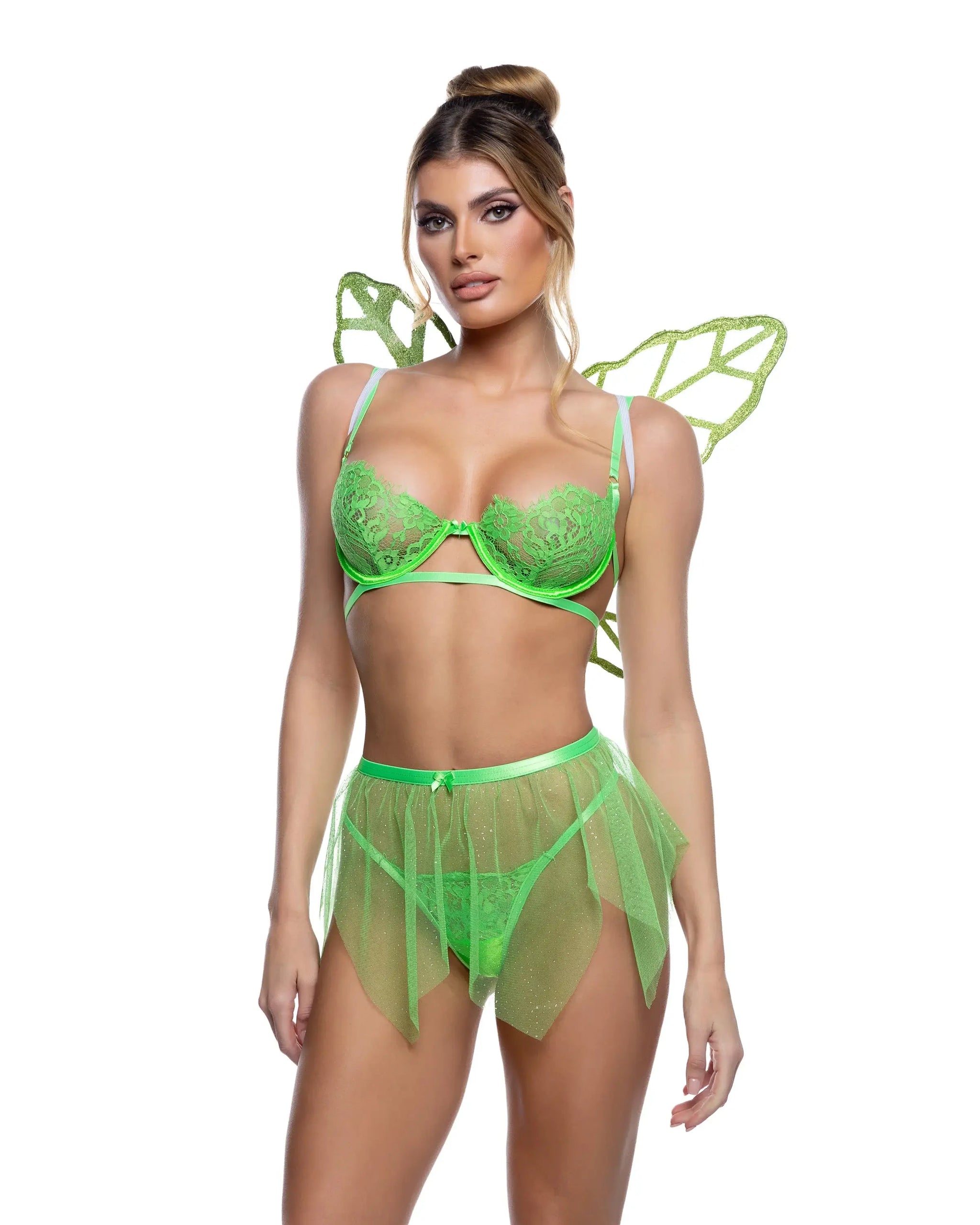 Roma Confidential LI815 Happy Thoughts Pixie 3pc Set Lingerie - Roma Costume - Flyclothing LLC