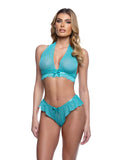 Roma Confidential LI825 Flirty Flounce 2pc Set Lingerie - Roma Confidential