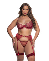 Roma Costume Beaded Belle 3-Piece Garter Set - Roma Costume - Flyclothing LLC
