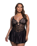 Roma Confidential LI838 Paradise Dream Babydoll 2-Piece Set - Roma Confidential - Flyclothing LLC