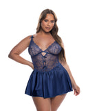 Roma Confidential LI838 Paradise Dream Babydoll 2-Piece Set - Roma Confidential - Flyclothing LLC