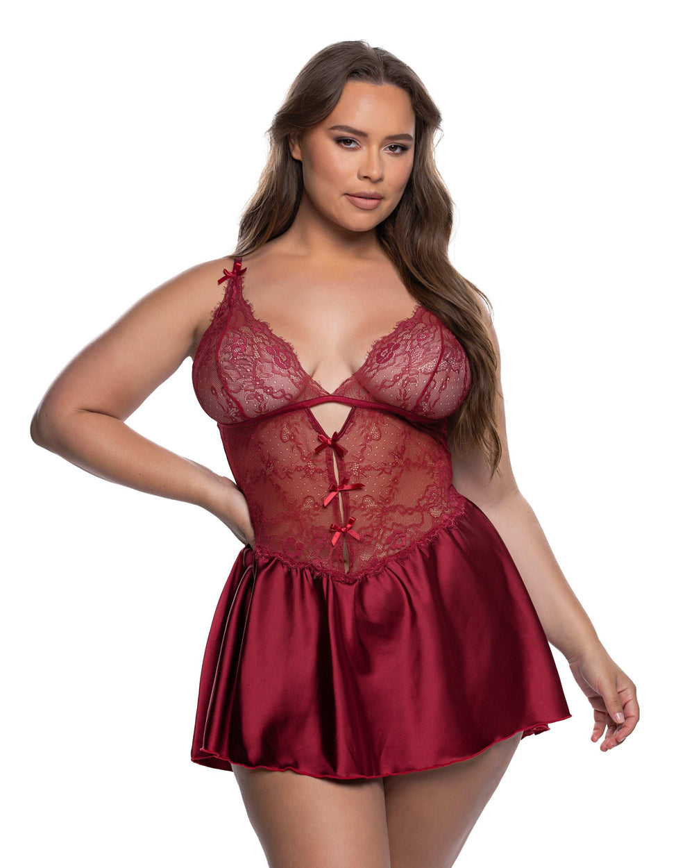 Roma Confidential LI838 Paradise Dream Babydoll 2-Piece Set - Roma Confidential - Flyclothing LLC