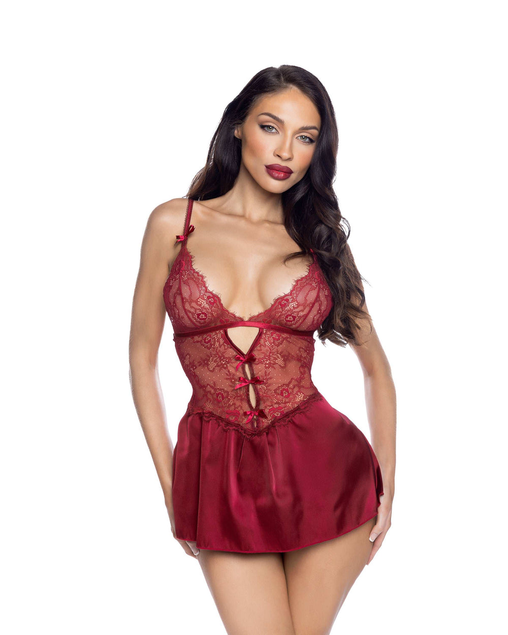 Roma Confidential LI838 Paradise Dream Babydoll 2-Piece Set - Roma Confidential - Flyclothing LLC