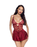 Roma Confidential LI838 Paradise Dream Babydoll 2-Piece Set - Roma Confidential - Flyclothing LLC