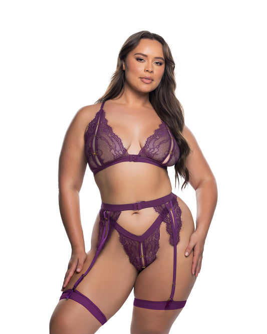 Roma Costume Lace Fetish 2-Piece Set