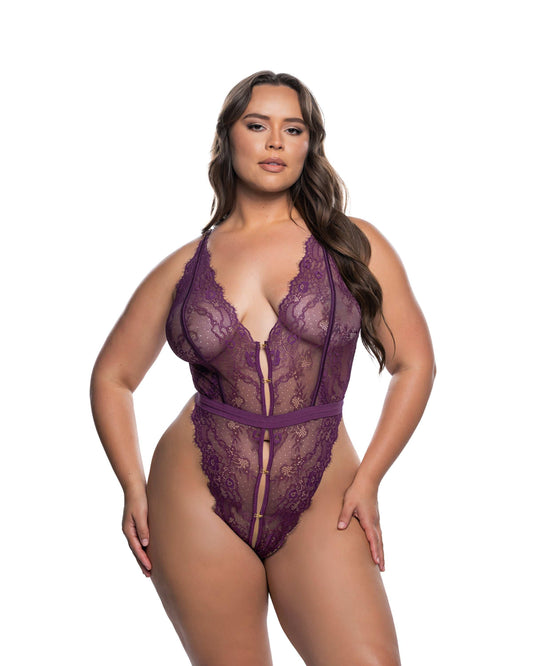 Roma Confidential LI864 Lace Fetish Teddy - Roma Confidential - Flyclothing LLC