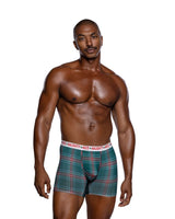 Roma Costume Naughty & Nice Boxer Briefs LI880 in Black/Green;Roma Costume Naughty & Nice Boxer Briefs LI880 in Black/Green back view