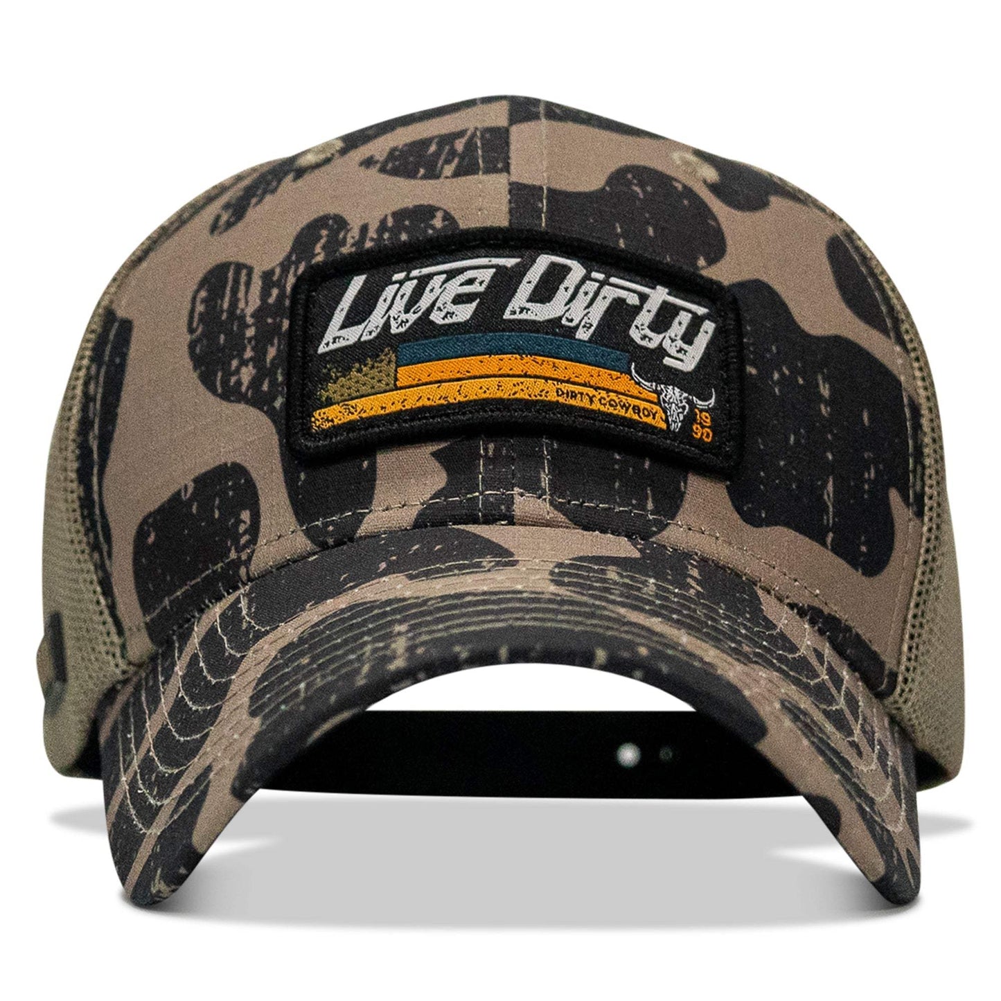 Live Dirty Patch Original Ripstop Classic Snapback Hat - DIRTY COWBOY USA - Flyclothing LLC