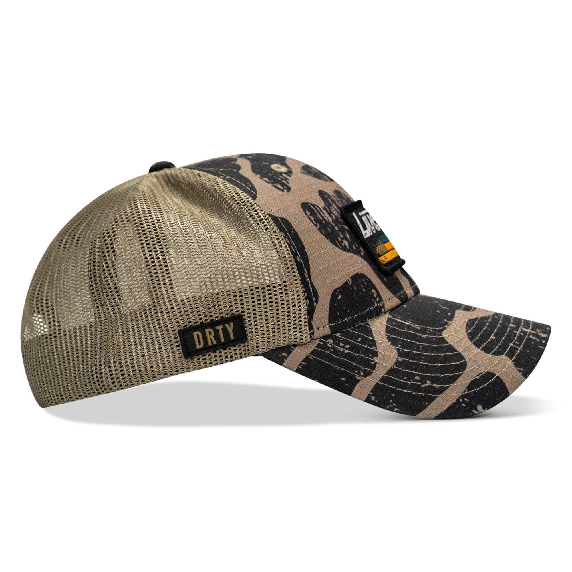 Live Dirty Patch Original Ripstop Classic Snapback Hat - DIRTY COWBOY USA - Flyclothing LLC