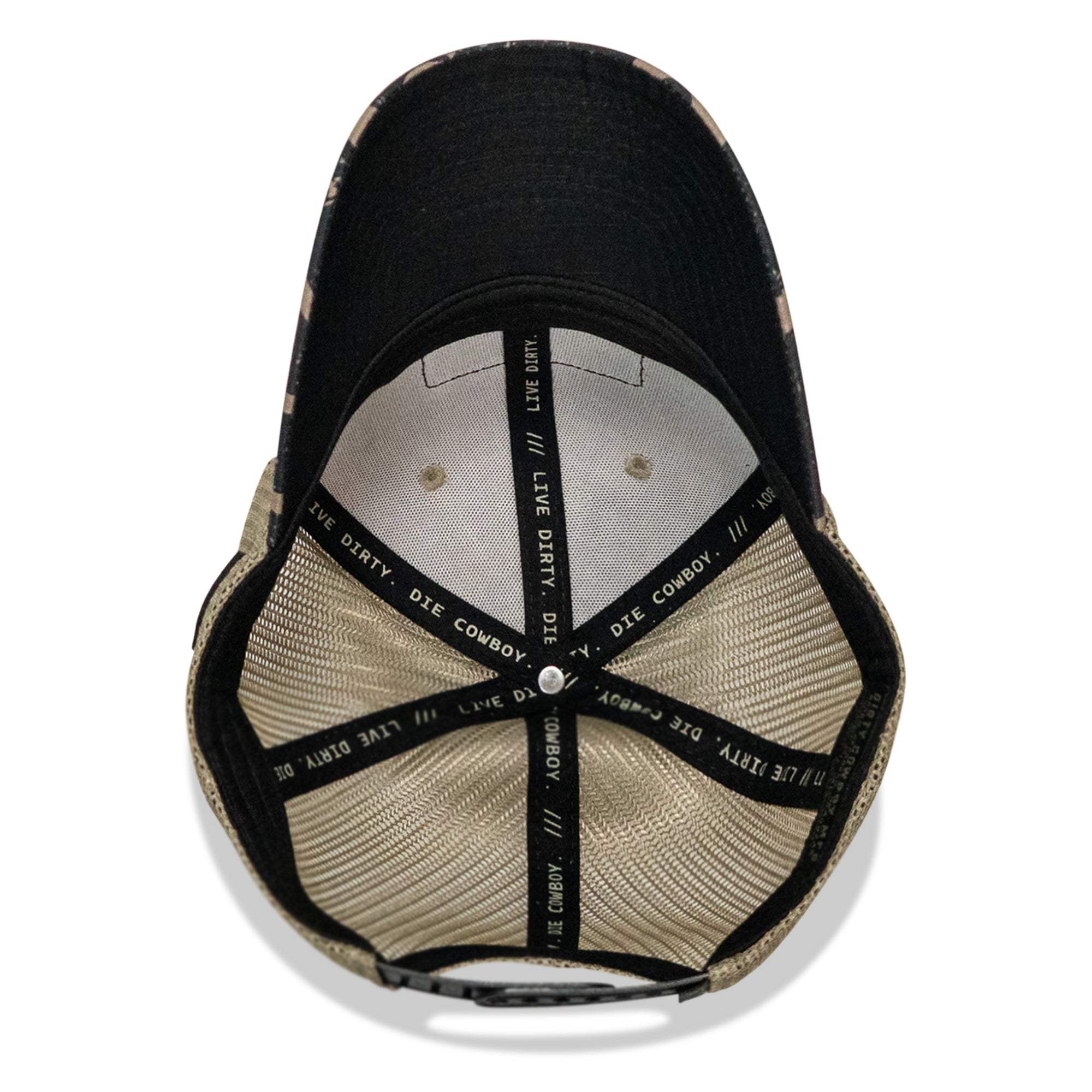 Live Dirty Patch Original Ripstop Classic Snapback Hat - DIRTY COWBOY USA - Flyclothing LLC